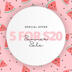 5️⃣for2️⃣0️⃣!!  see description for details